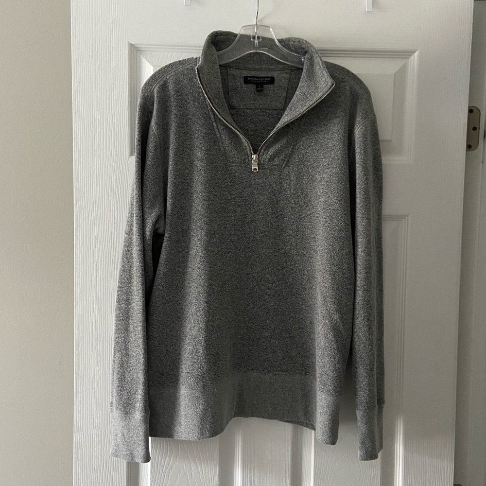 Men’s gray large Banana Republic sweater
